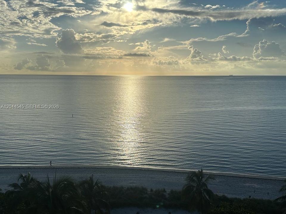 Morning sunrise view