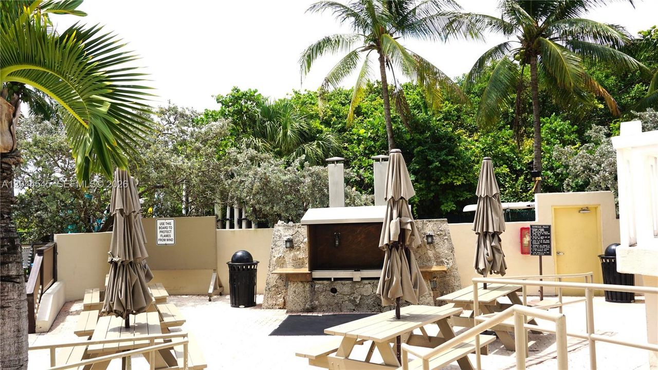 BBQ area