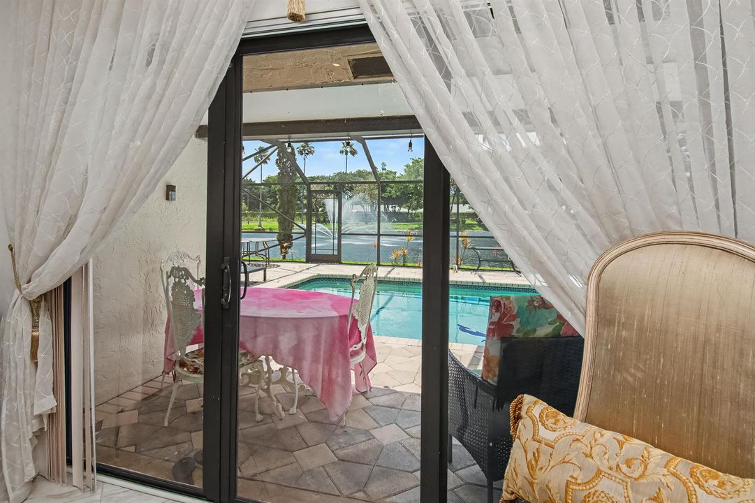 Access to the Pool Area