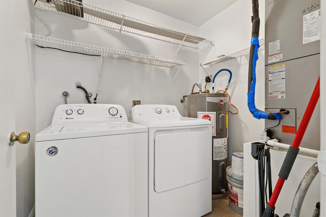 Laundry Room with Full Size W & D