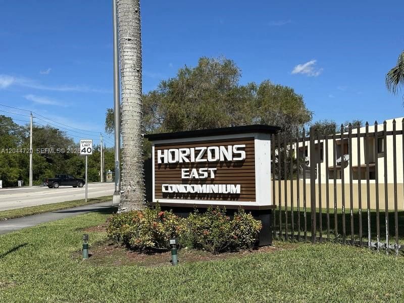 FRONT SIGNAGE FOR HORIZONS