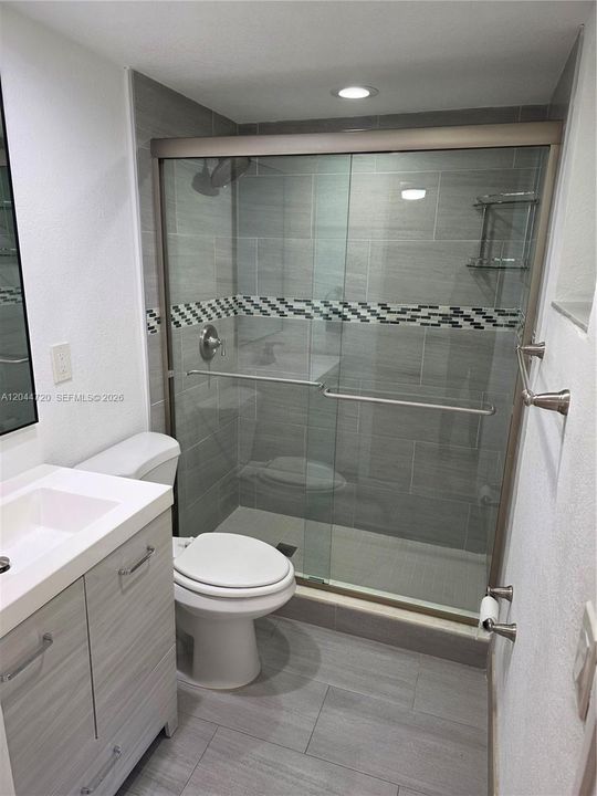 MASTER BATH COMPLETELY REMODELED