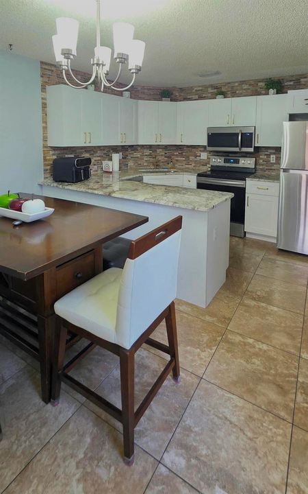 Dining and kitchen