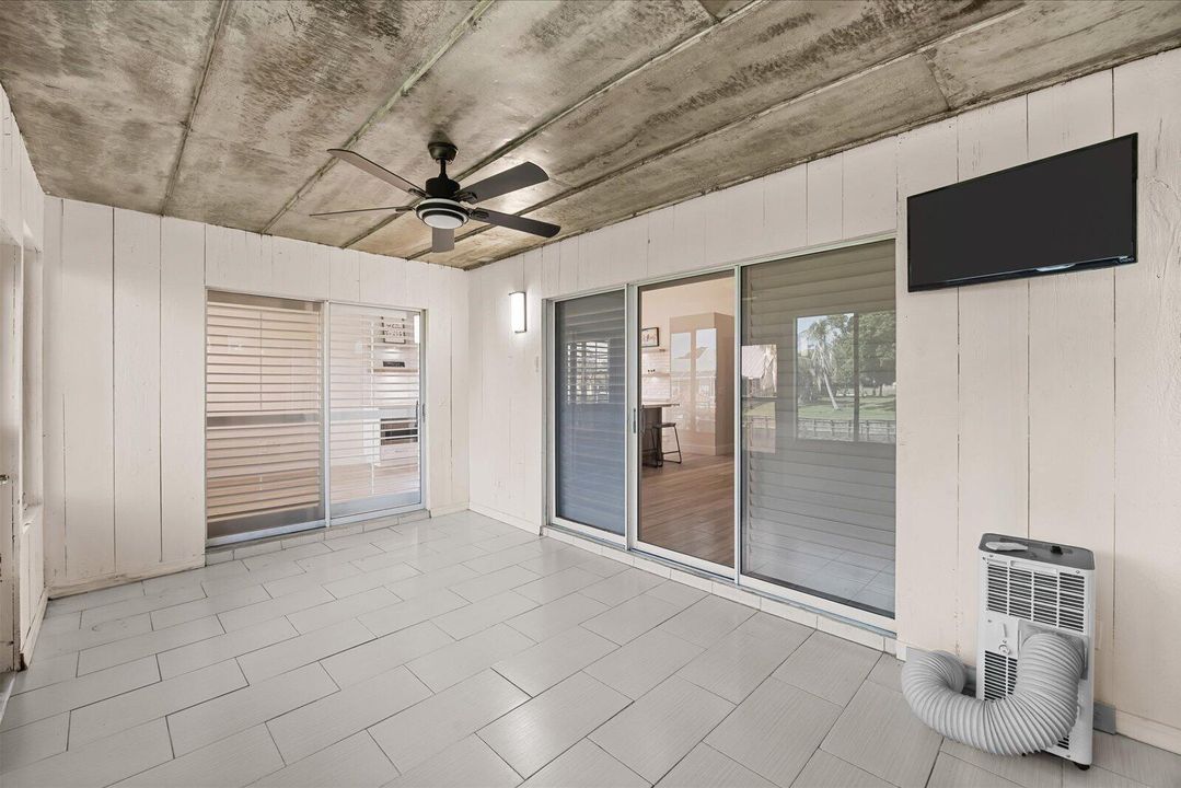 Back Patio enclosed