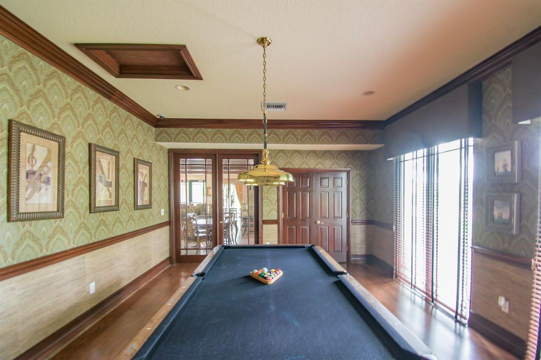 Billiard room