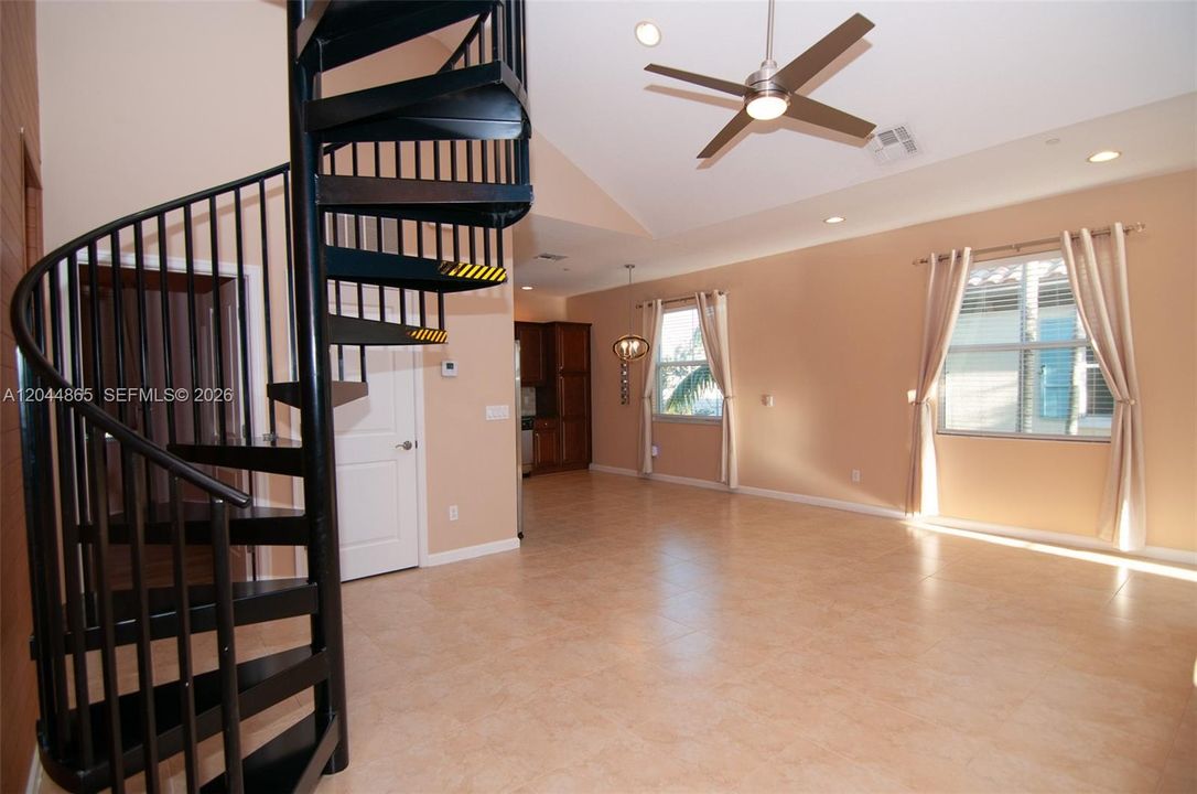 entrance view of living room