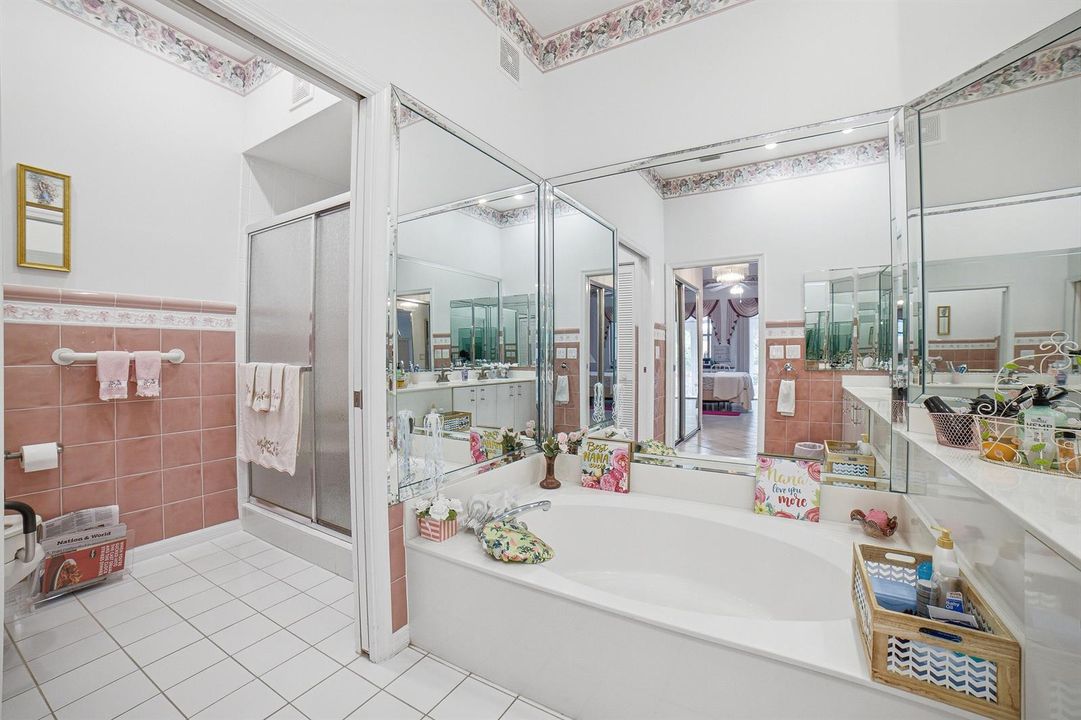 PRIMARY BATH TUB AND SHOWER