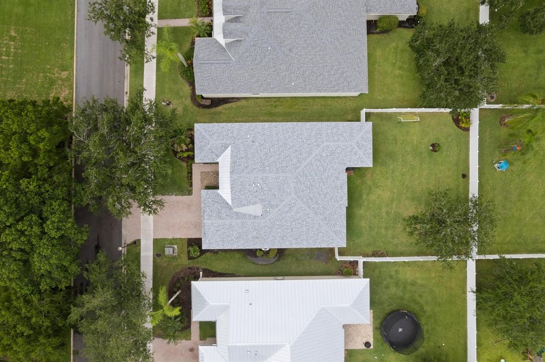 drone above property