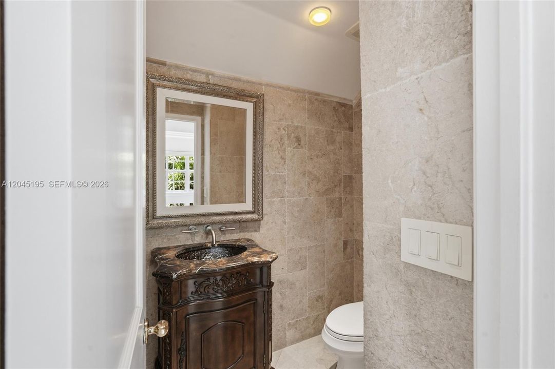 Downstairs half bath