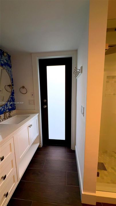 Door leading to outdoor area