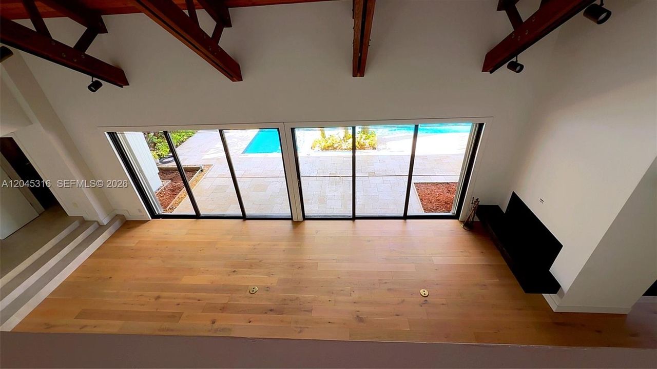 View from second floor