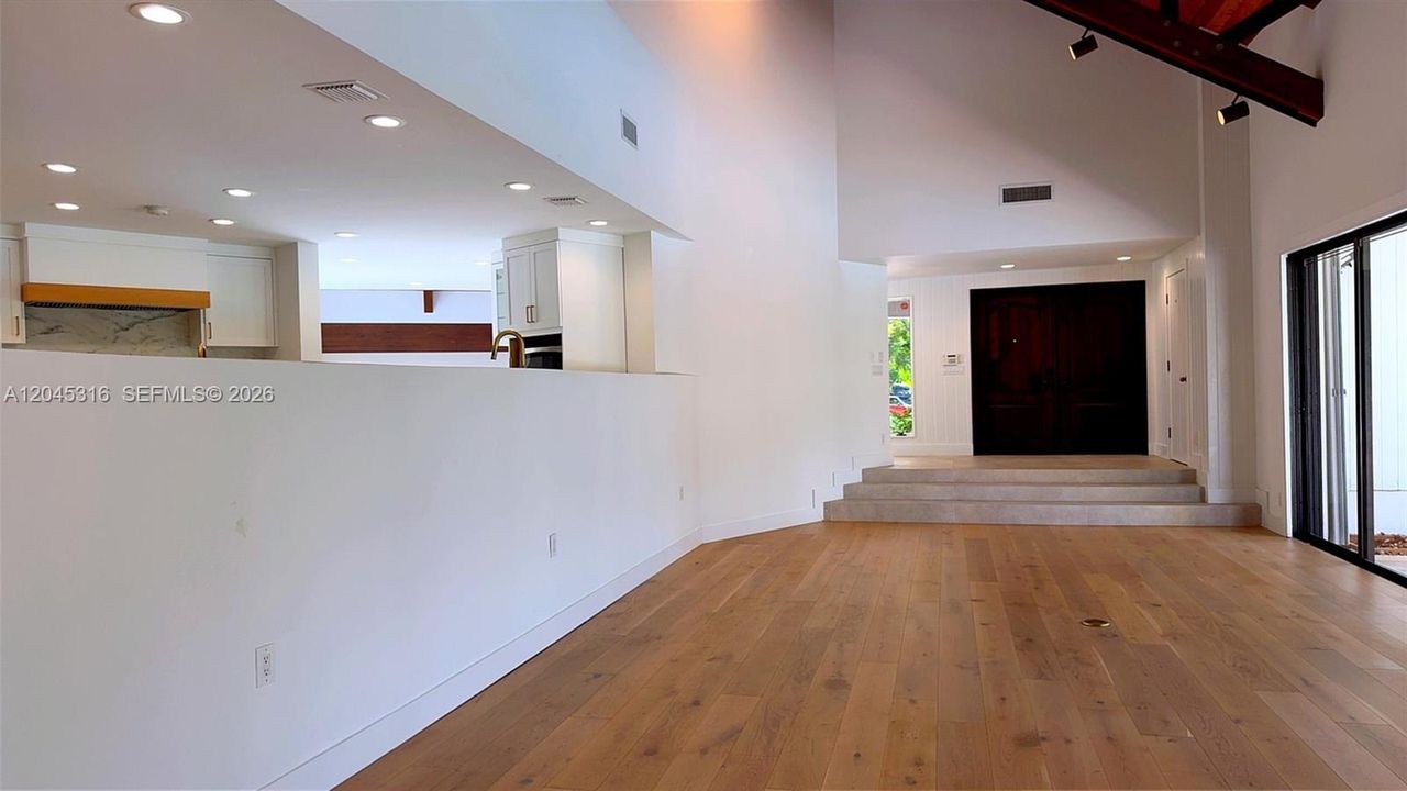 View from fireplace