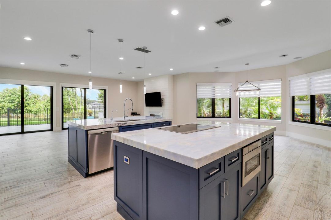 Kitchen with Double Island