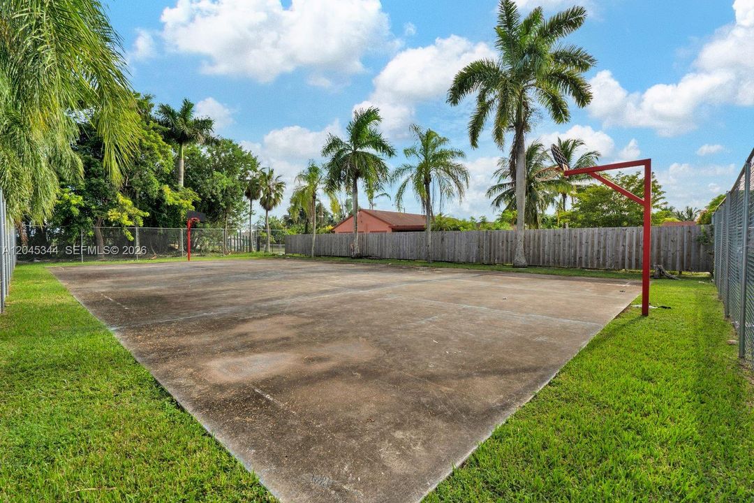 Open community Basketball Court