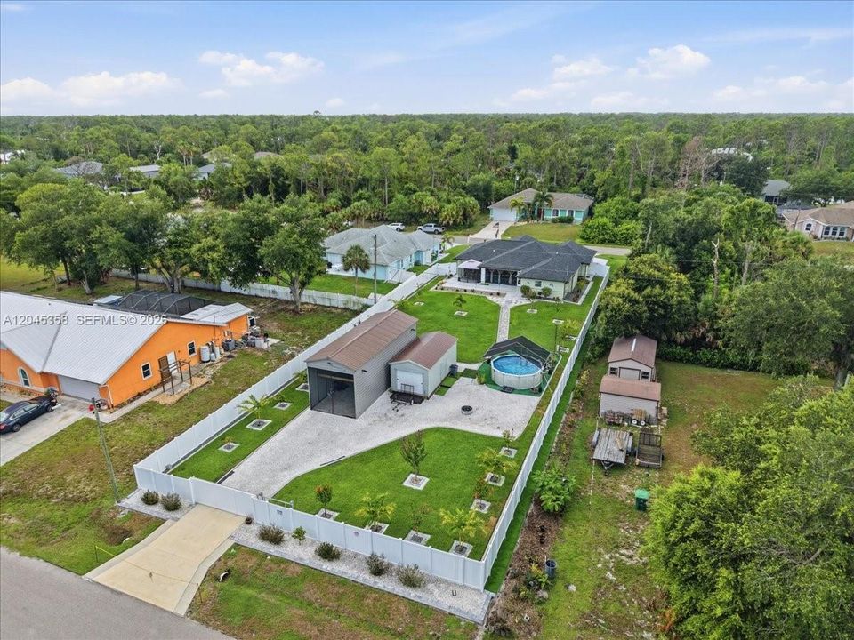 Rear of Property