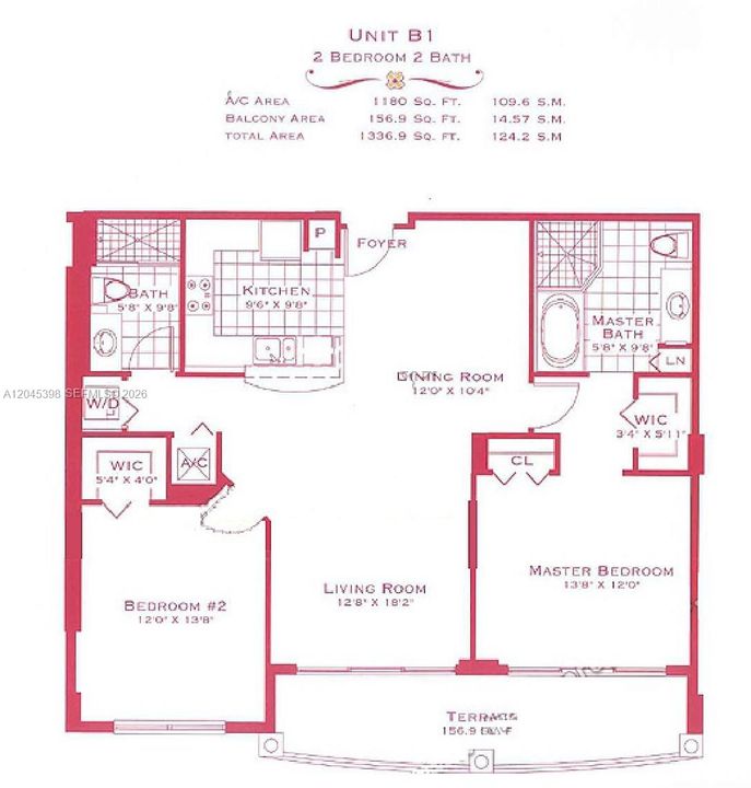 For Rent: $3,400 (2 beds, 2 baths, 1180 Square Feet)