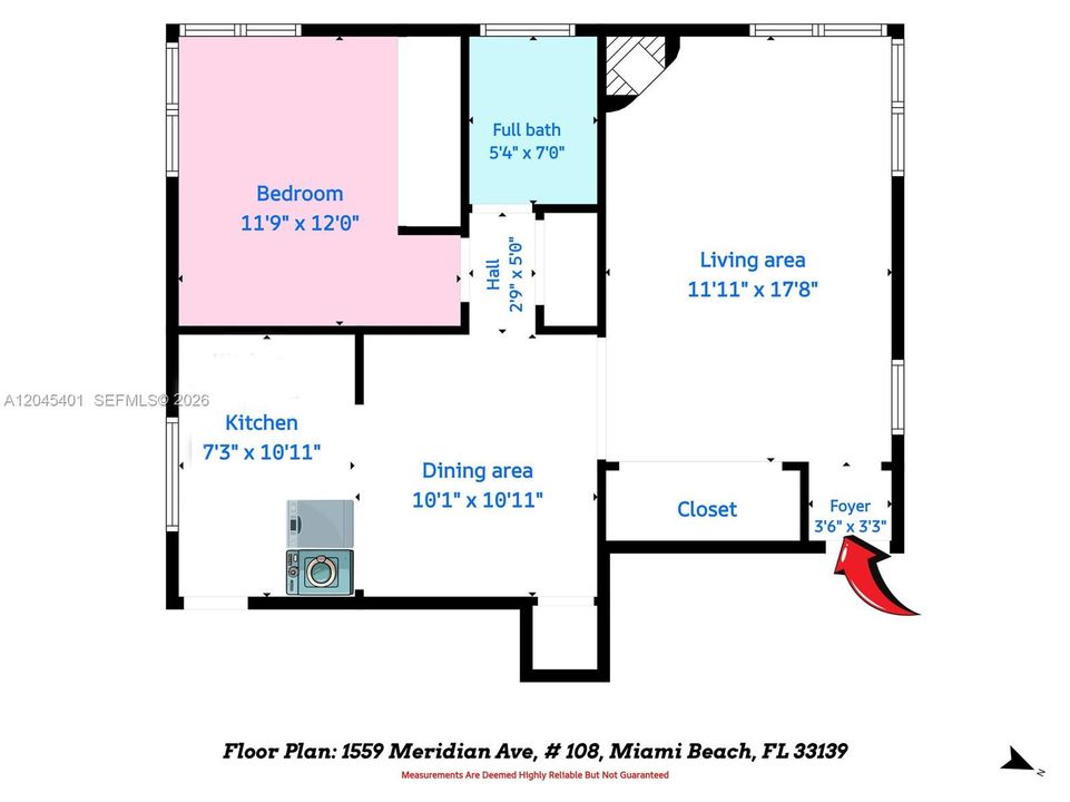 For Sale: $309,000 (1 beds, 1 baths, 682 Square Feet)