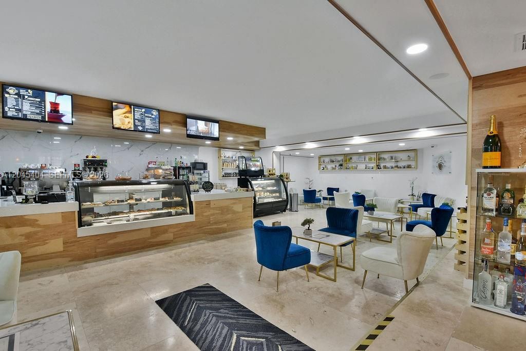 Liquor, wine, desserts, salads, sandwich and coffee shop
