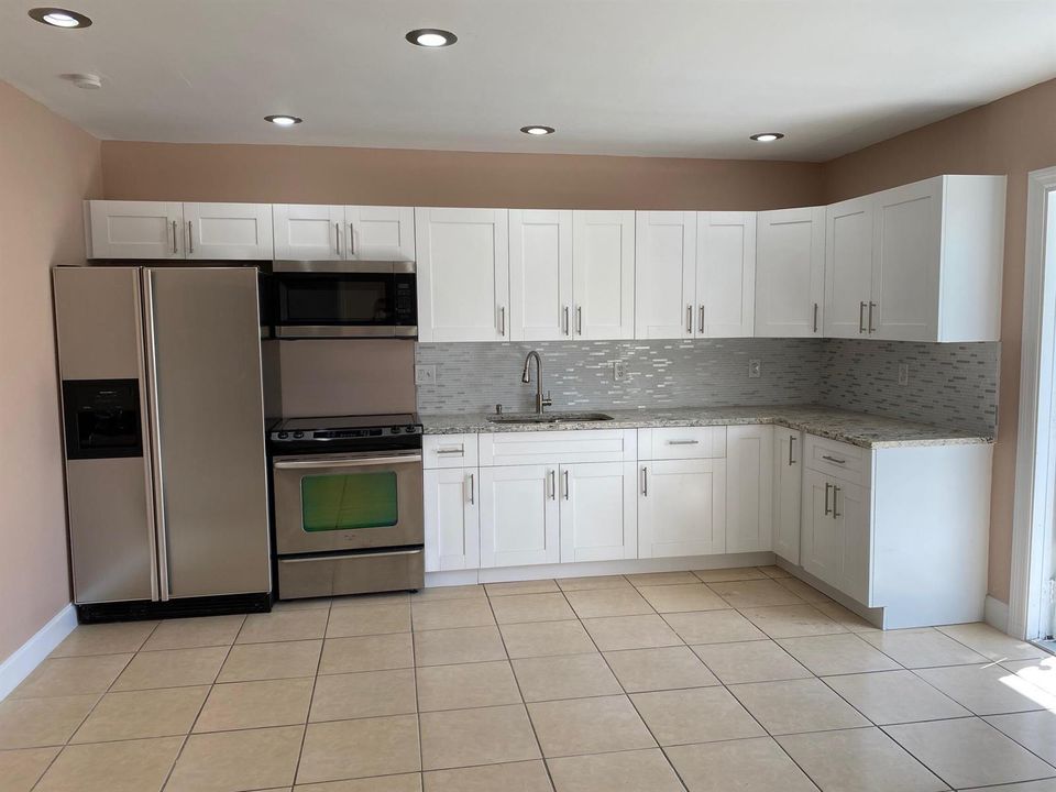 Kitchen with granite counters