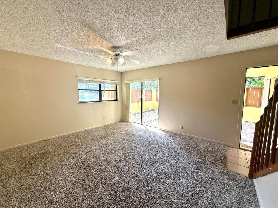 Living Room w/ Patio Access