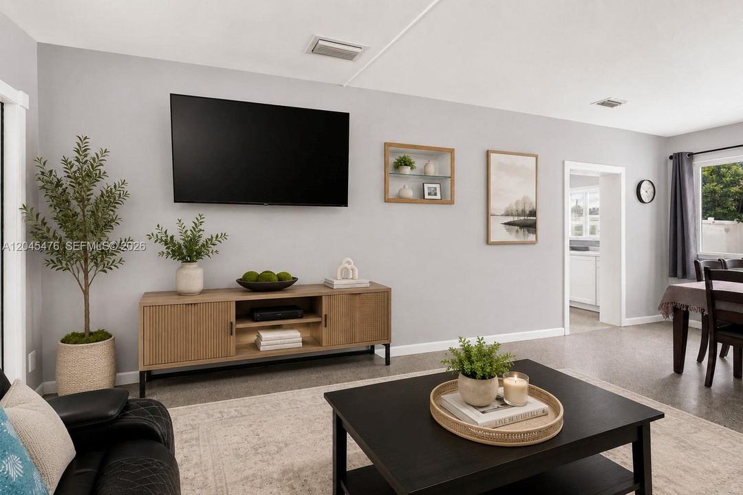 Digitally enhanced and staged