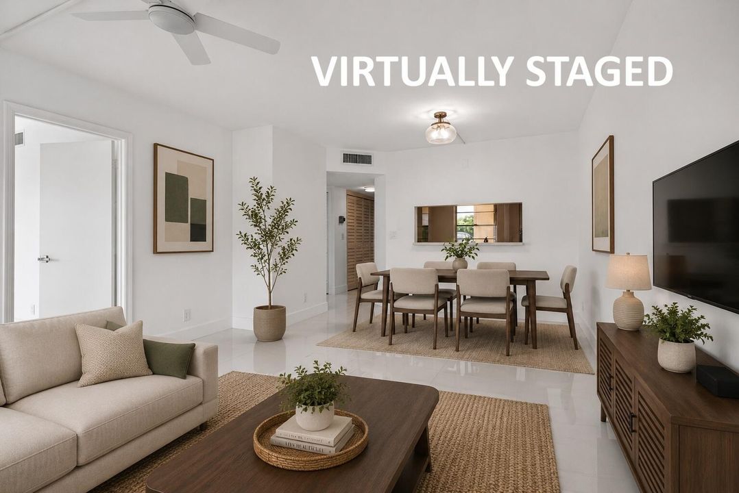 Living virtually staged labeled