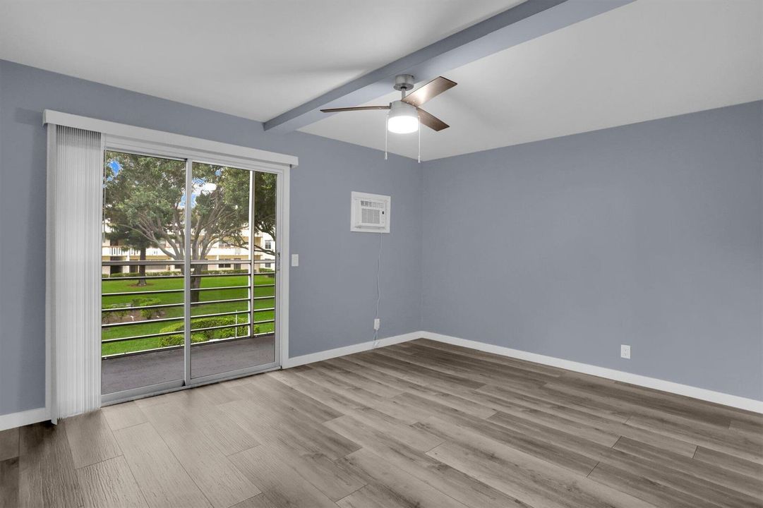 Bedroom with slider to lanai