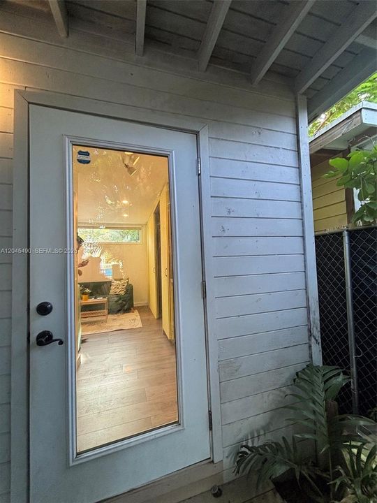 front door to unit