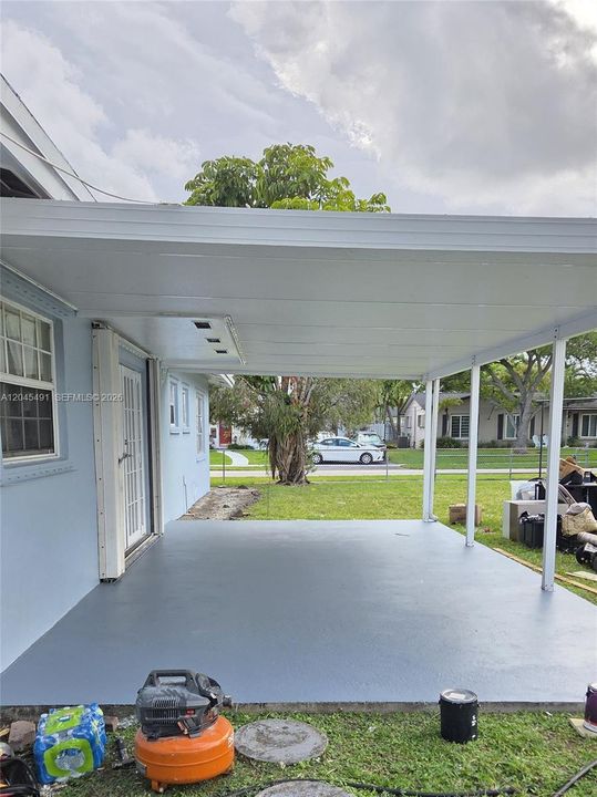 Back patio