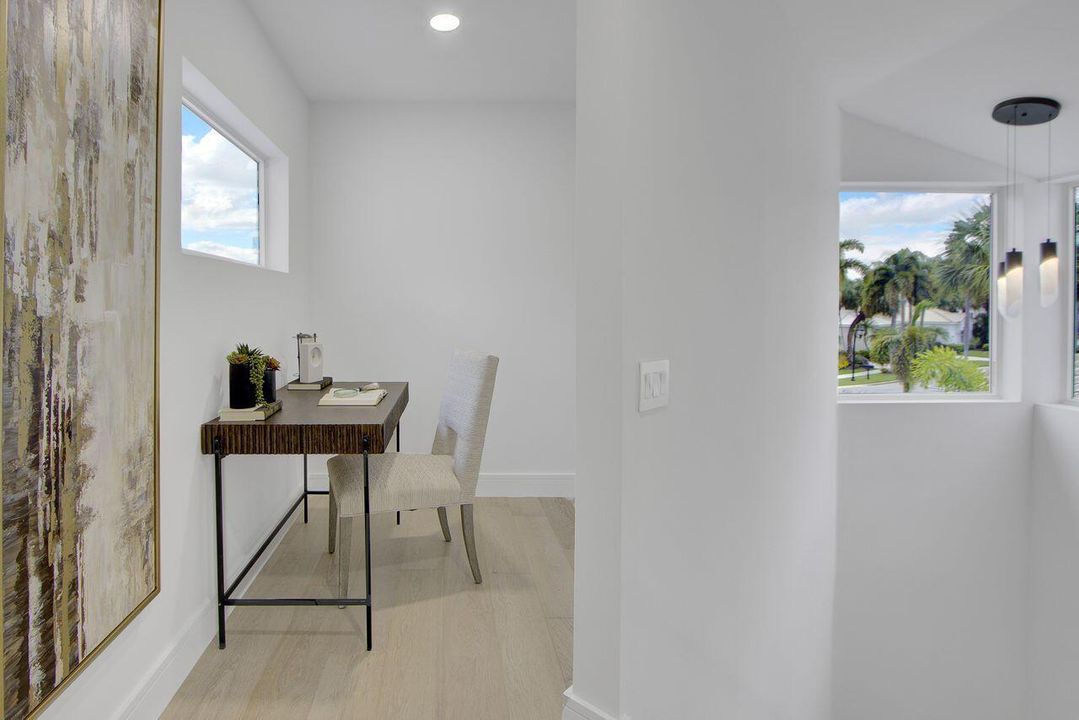 Upstairs Desk Area