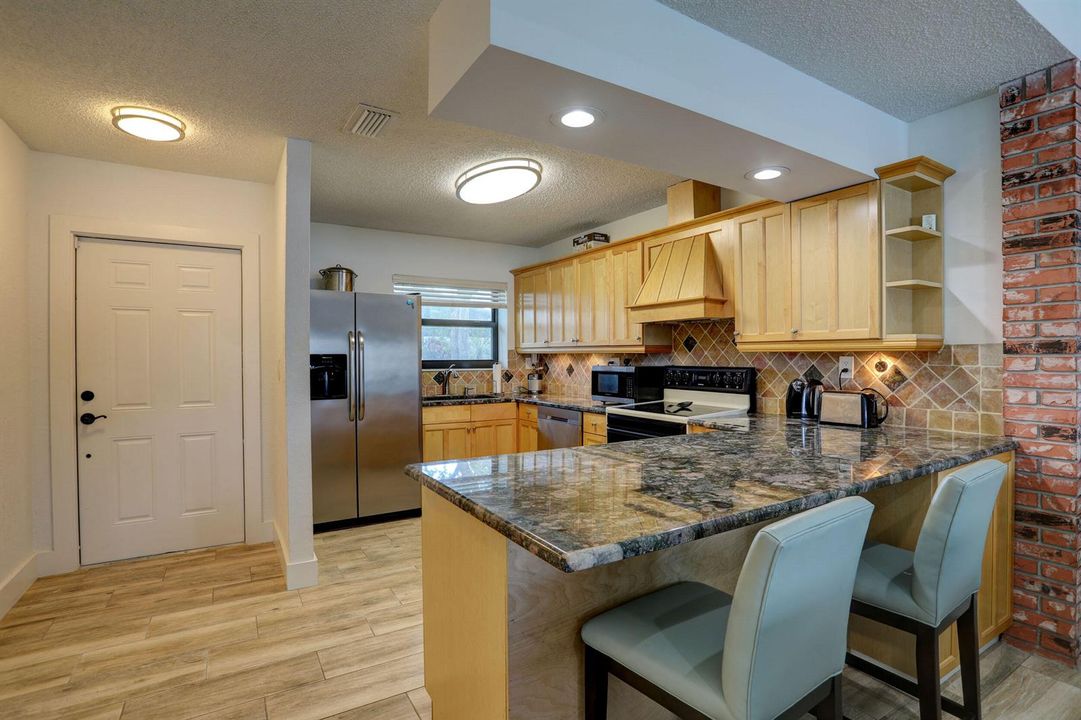 Foyer and Kitchen
