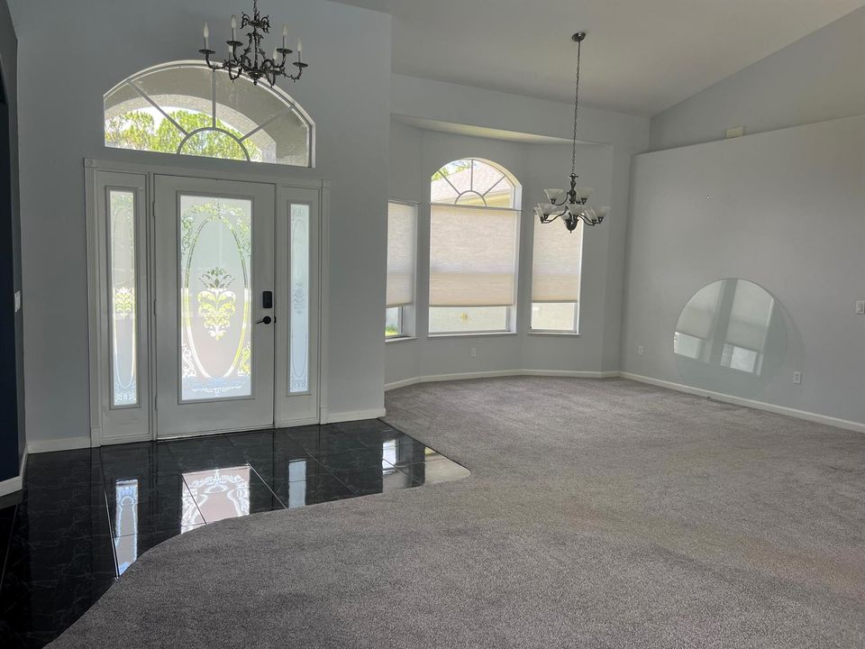 Entrance and dining area