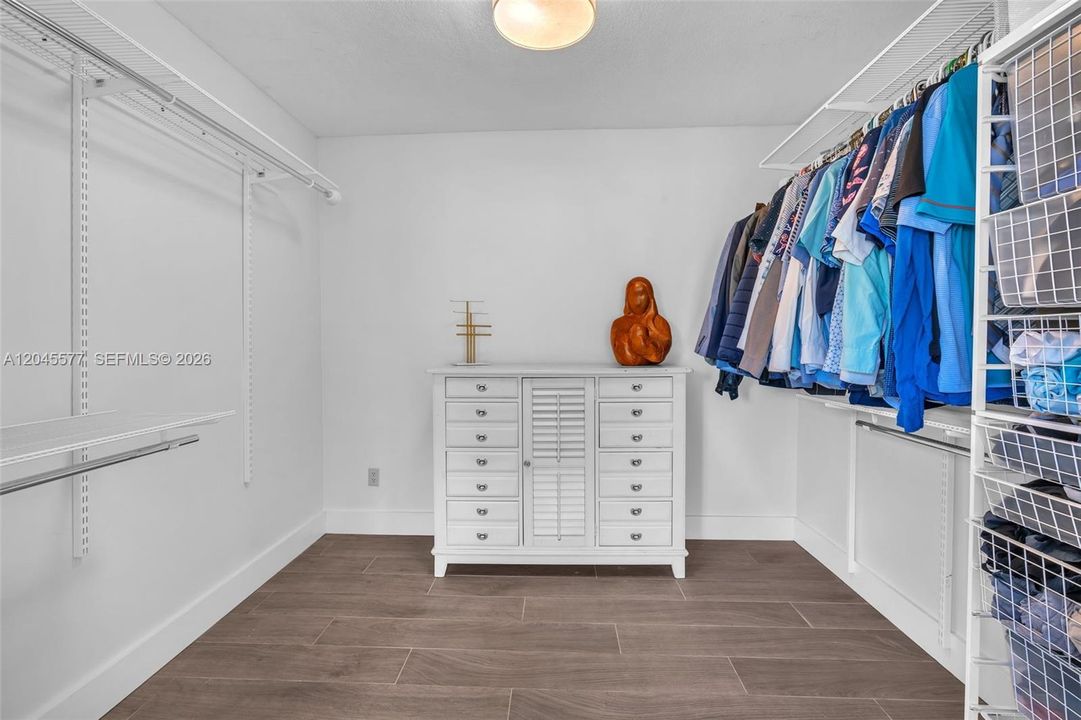 Primary Bedroom Closet - larger than walk-in