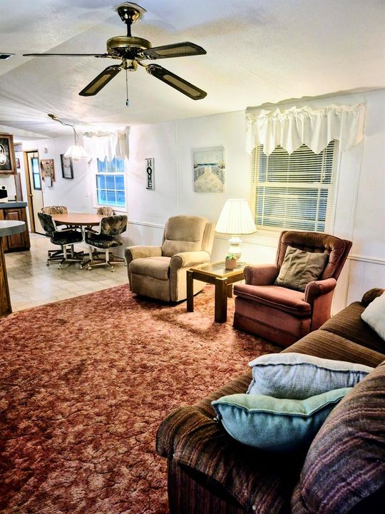 Living room to kitchen