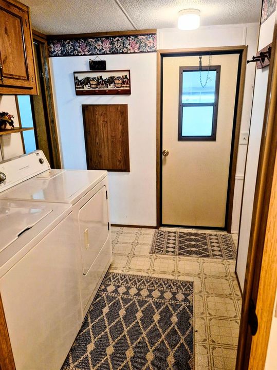 back door to sunroom