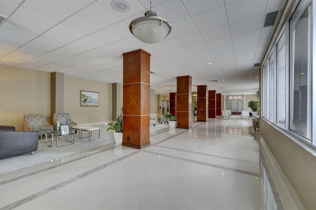 Elegant Lobby with secured entry way