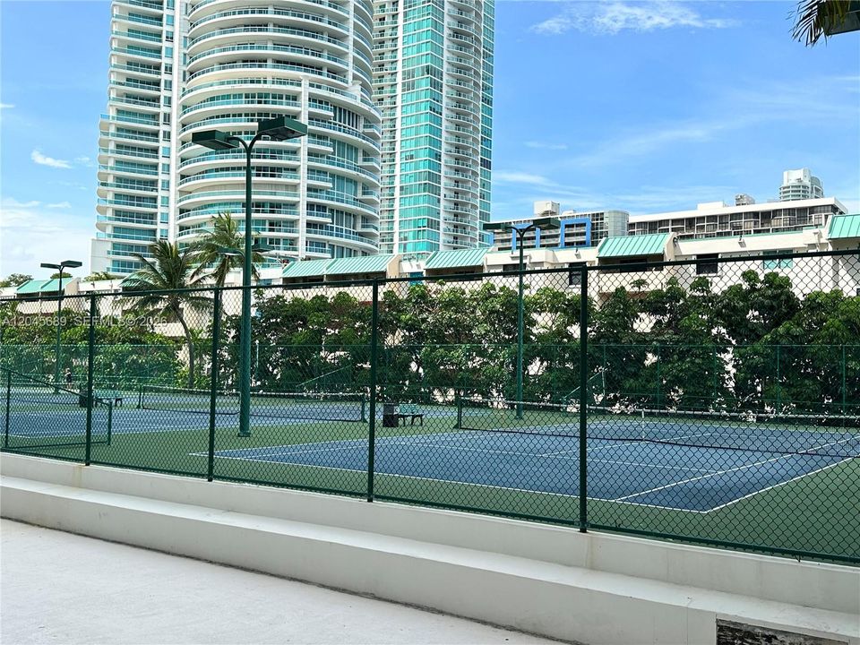 Tennis courts
