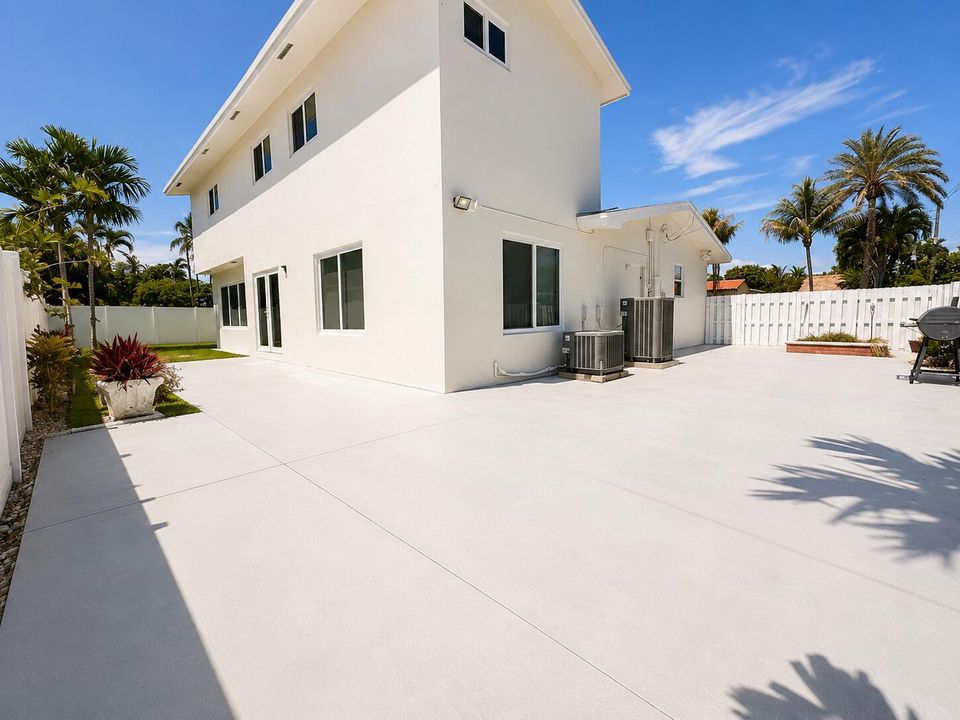 Backyard patio