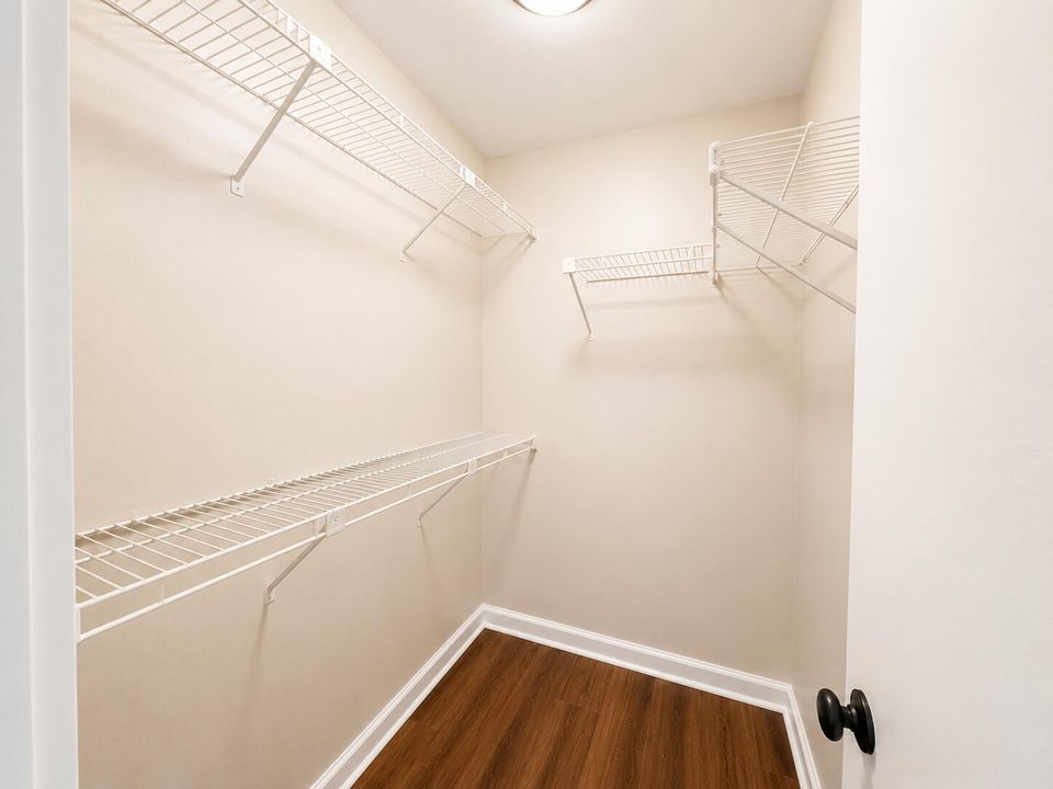 Upstairs master closet