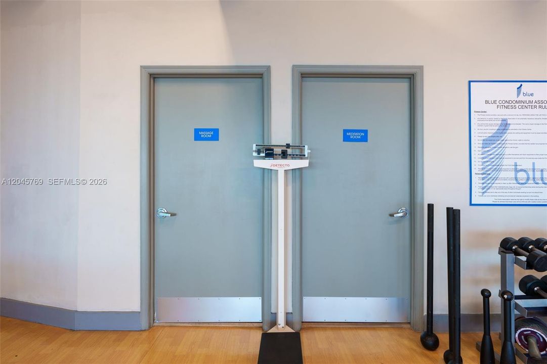 massage rooms