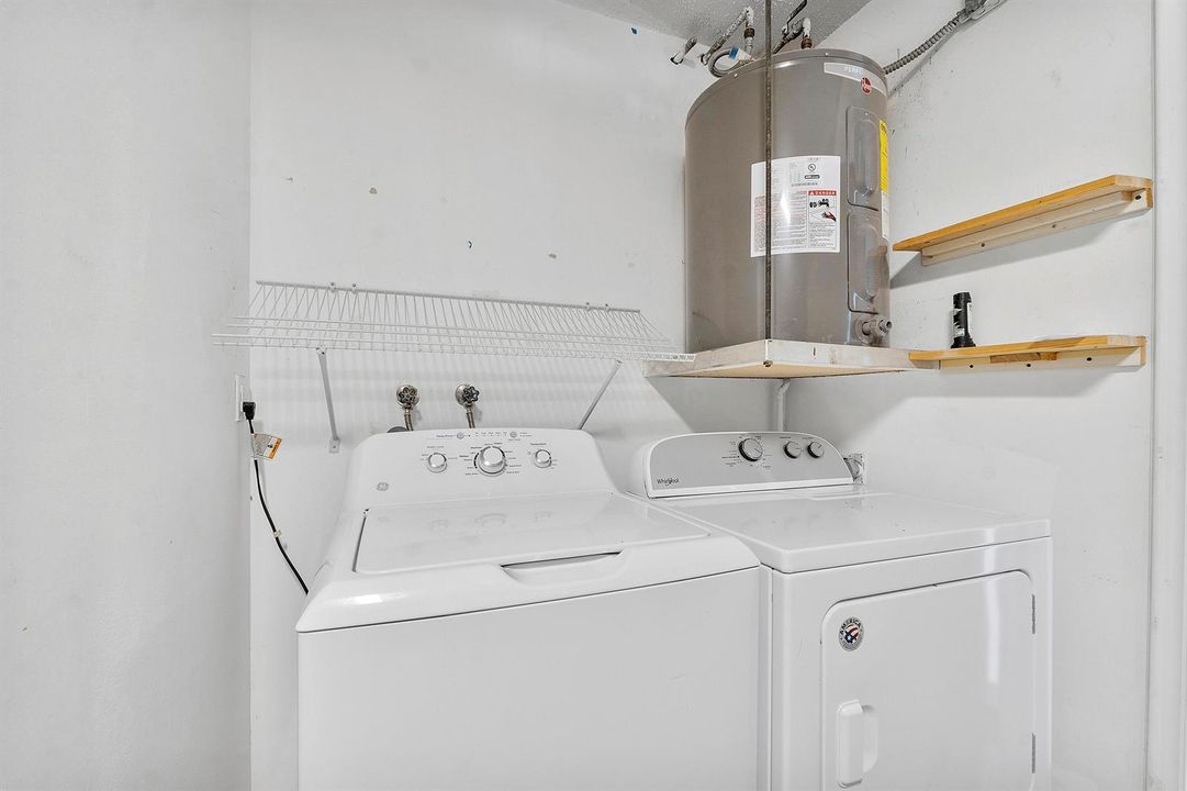 Washer/Dryer in garage