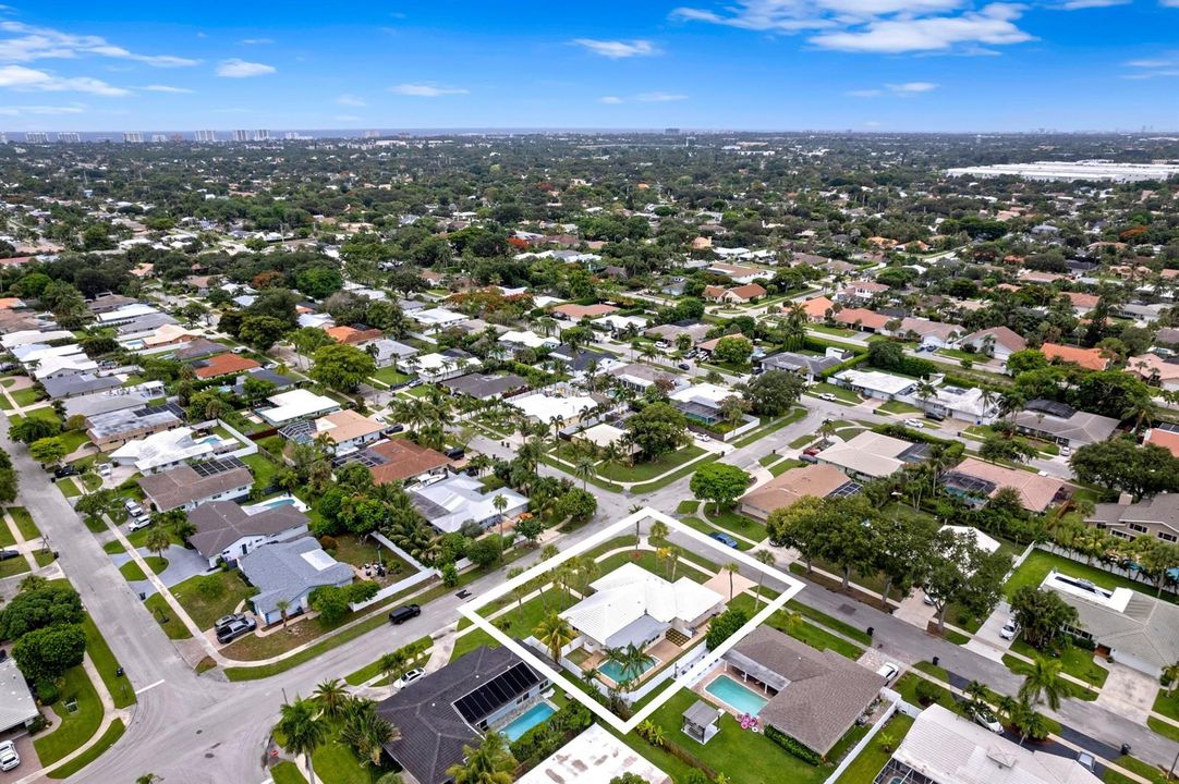 Aerial Neighborhood View