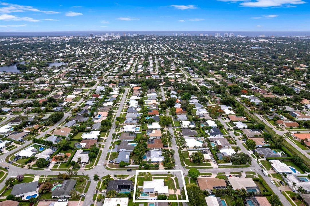 Aerial Neighborhood View