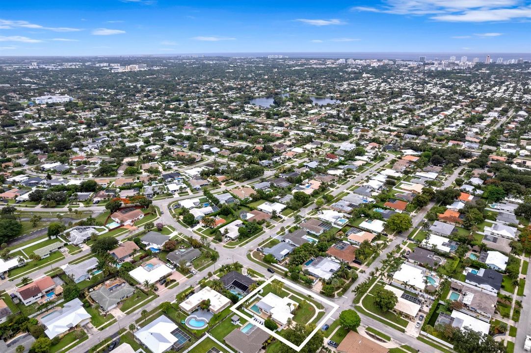Aerial Neighborhood View