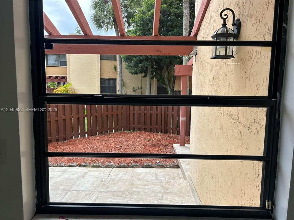 View to Exterior Patio