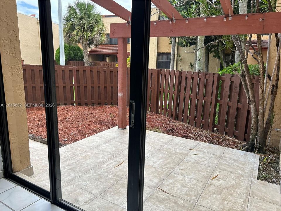 View to Exterior Patio