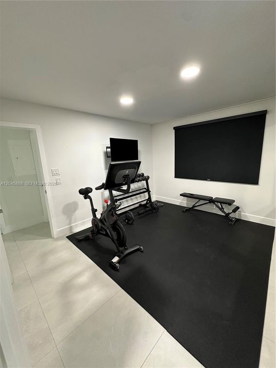 Bedroom Exercise Room
