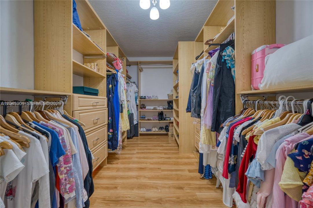 Primary Walk-in Closet
