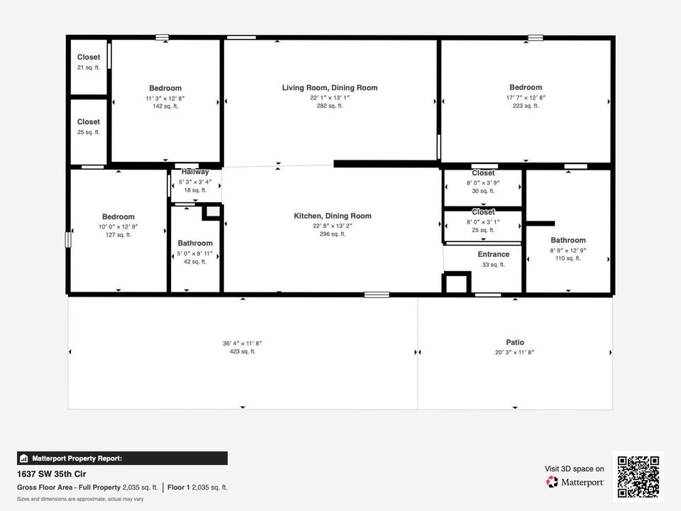floorplan1637 SW 35th Cir - Floor 1