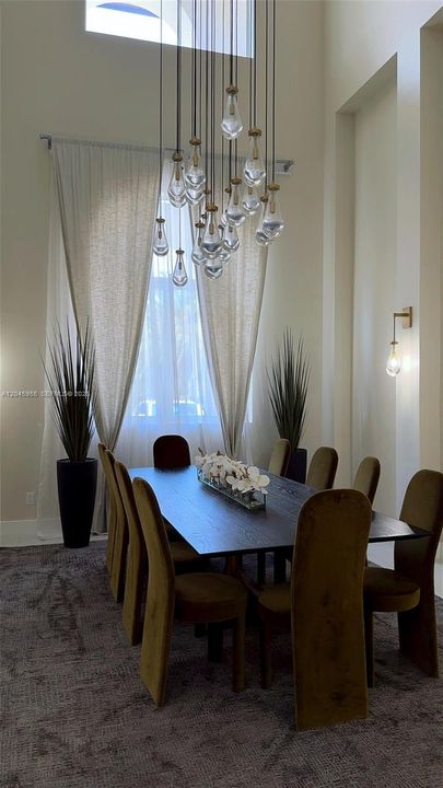 Formal dining area